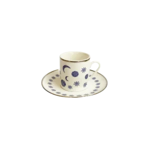 ASTRES Blue Coffee Cup Set of 4